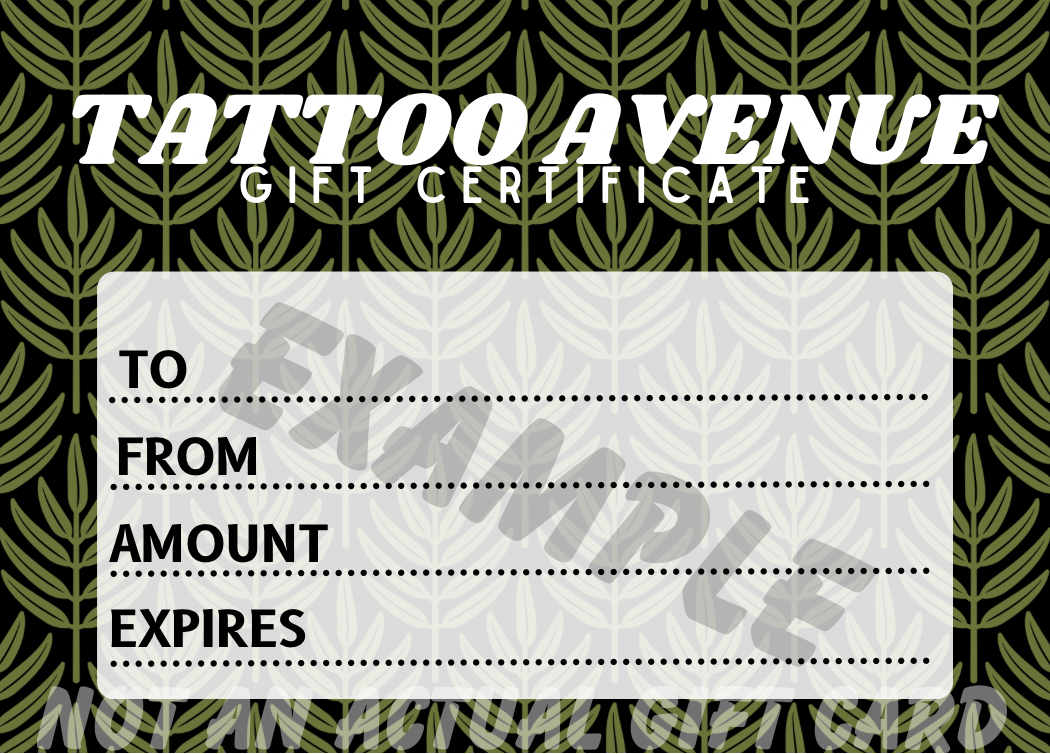 Tattoo Avenue Gift Card