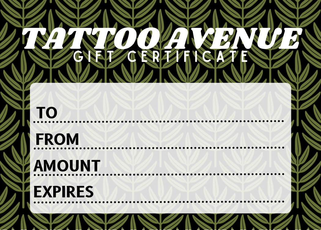 Tattoo Avenue Gift Card